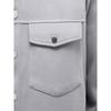 Men Casual Turn Down Collar Solid Color Slim Fit Single Breasted Jacket Outerwear