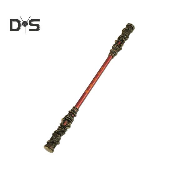 

Золотая дубина Укун Великие мудрецы, равные Небесам, Руи Цзиньгу Банг, резной бар короля обезьян, украшение из металлического золотого обруча, модель палки, украшение 35cm бронзовый/кофейный