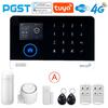PGST PG103 4G Alarm System Tuya Smart Home Wifi GSM Wireless Alarm System for Home Call/SMS Remote Control Zigbee Gautone