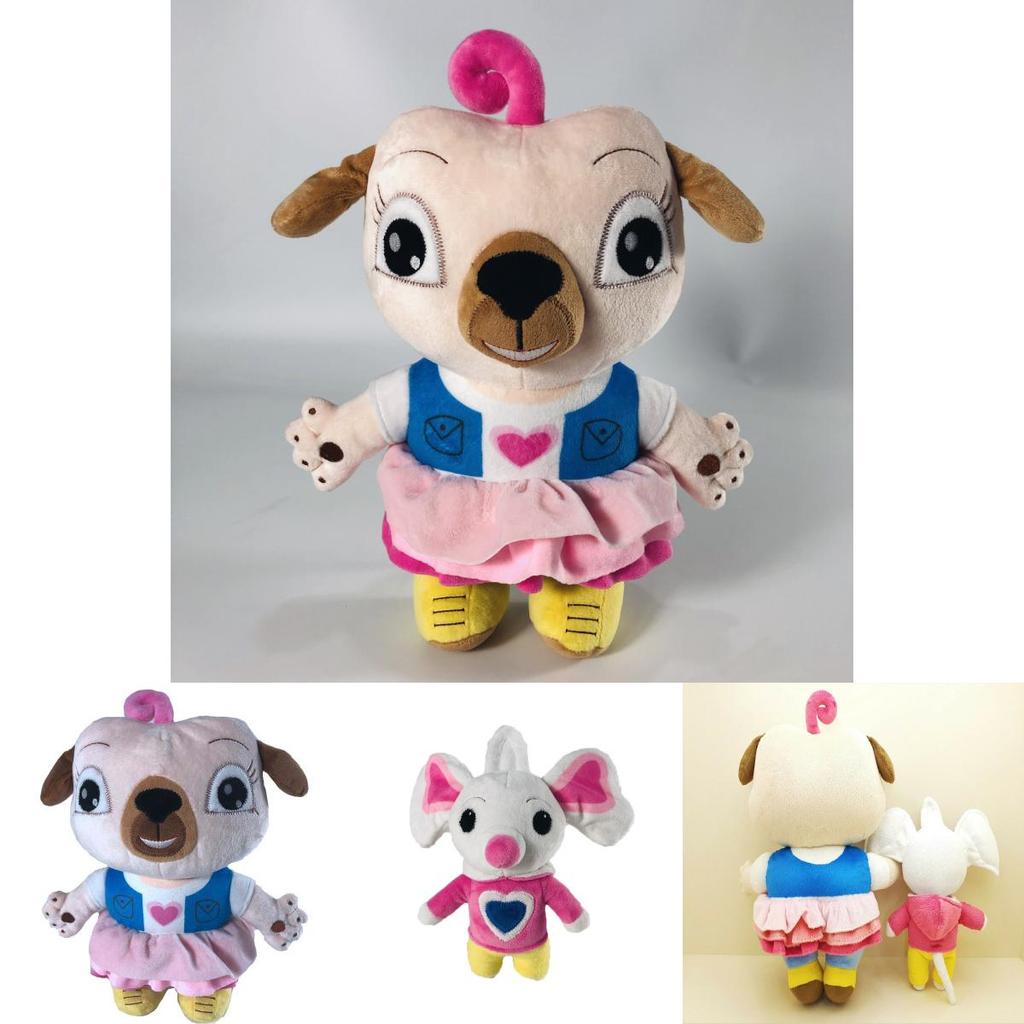 Kuscheliges Chip und Kartoffel Plüschtier Set Mops Maus Puppe