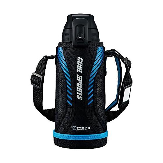 ZOJIRUSHI Water Bottle Cool Sports Bottle Direct Drinking 0.8L Blue Black SD-FA08-BB
