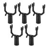 5Pcs Clothes Hook Pole Fork Heavy Duty Aluminum Alloy Universal Clothing Hanger Reacher Hook Head Replacement Accessories