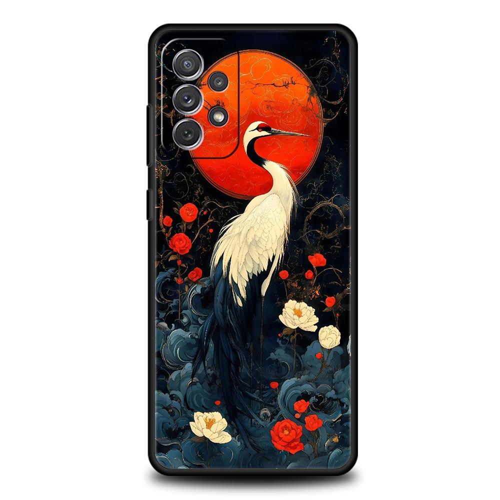 Japanese Style Art Japan Phone Case for Samsung A17 A13 A15 A25 A35 A51 A55 A71 A21S A11 A31 A41 A23 A53 A73 5G A03S A05s Cover