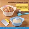 1Pc Silicone Pizza Dough Storage Box with Lid Non-Stick Bread Fermentation Basket Kitchen Baking Tool for Toast