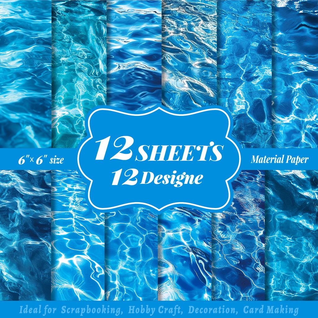 DIY Decorative, 12 Sheets for Scrapbooking, Card Making and Projects