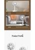 Foldable 6-inch USB Charging Mini Desktop Fan with Telescopic Head and Long Battery Life