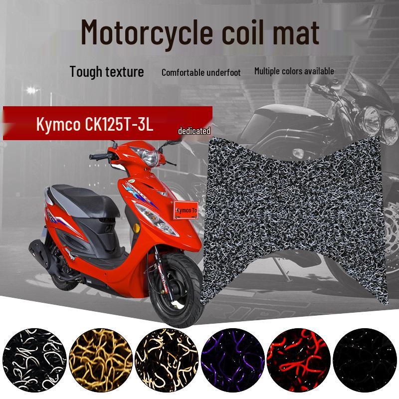 Rainproof Footrest Pad for Kymco CK125T-3L with Thickened Coil Mat