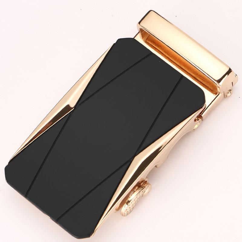 Mens Fashionable 35cm Automatic Buckle Waist Belt Durable Metal Design For Business Casual Or