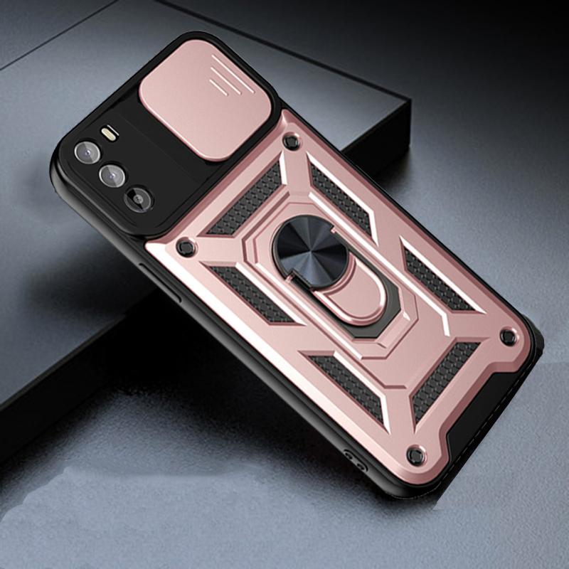 

Чехол для объектива слайд-камеры для Motorola Moto G200 G100 G60 G60S G50 G30 G20 G52 Edge 20 Lite 30 Pro G9 Plus E7 Power Противоударный кольцевой доспех военного класса Moto G50 4G розового золота