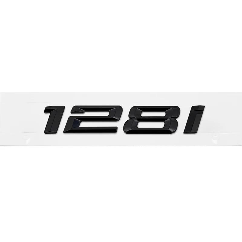 ABS Car Rear Trunk Letters Logo Badge Emblem Sticker For BMW 1 Series 116i 118i 120i 125i 130i 135i 140i E81 E82 E87 E88 F20 F21