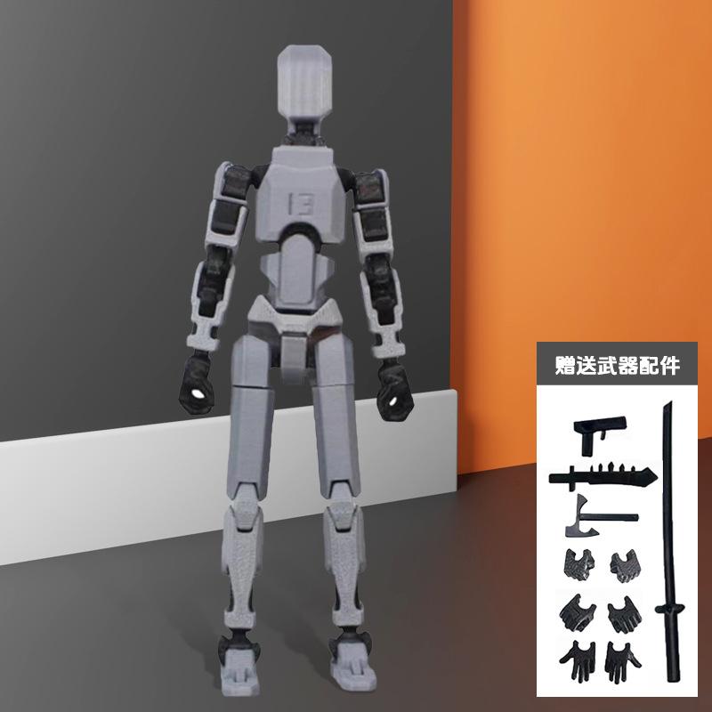 

Lucky 13 Multi-joint Movable Doll Boy and Girl Assembly and Decompression Figure Model Ornament Toy