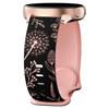 Engraved Silicone Watch Band Repalcement for Samsung Galaxy Watch 6 5 4 Active 2 and More 20mm Width Dandelion Design