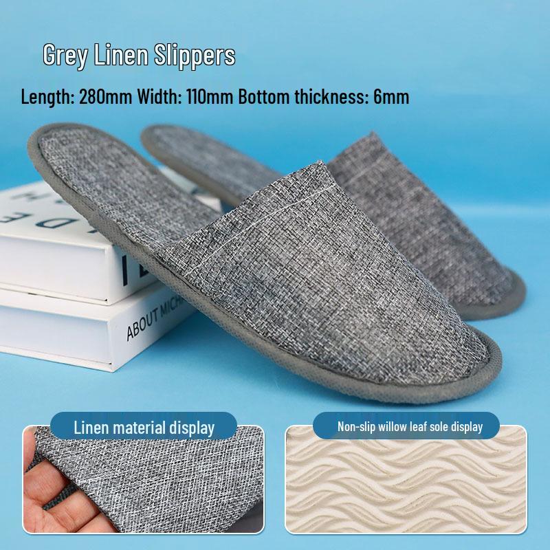 Luxuriöse rutschfeste Hausschuhe aus Korallenfleece für Hotels, B&Bs und Privatzimmer