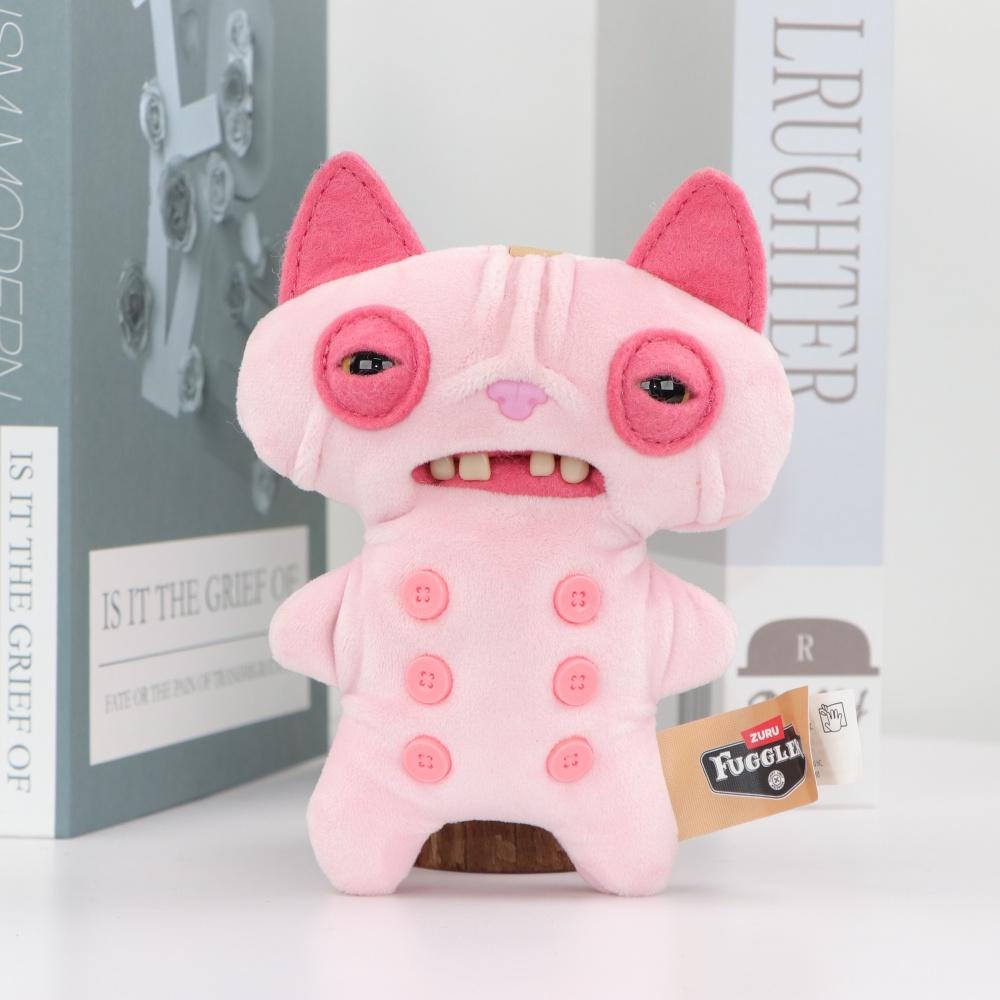 FUGG ALLEY CATS Fluffy Dangle Collectibles Fuggler Real Hairless Cat Siamese Cat Orange kitten Teeth Fiend Plushie Collectibles Token