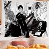 Given Manga Vai Receber Anime Anime Tapestry Hanging Tarot Hippie Wall Rugs Dorm Home Decor