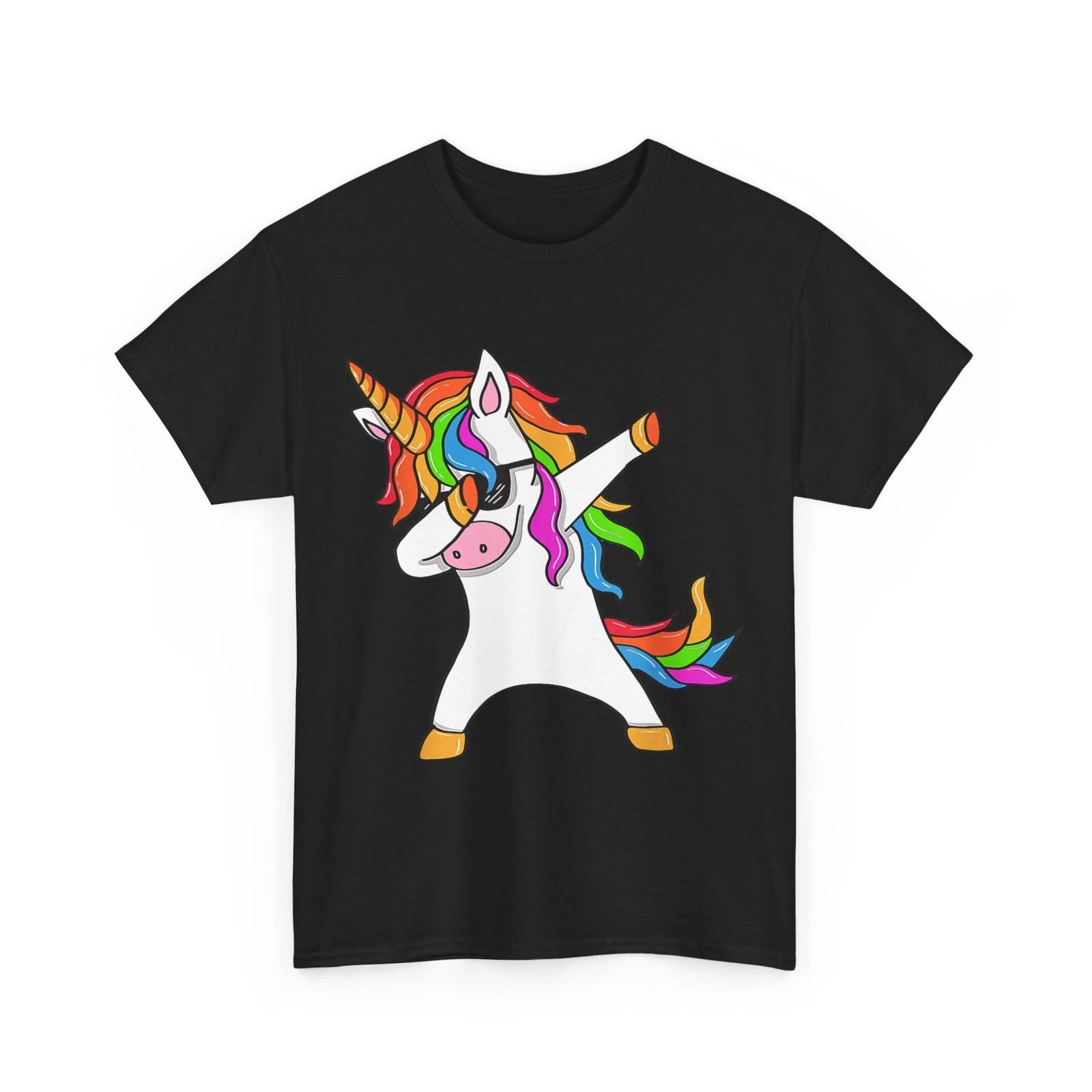 Dabbing Unicorn T-Shirt, Unicorn Dab Unicorn Lovers Women Men T-Shirt 4XL