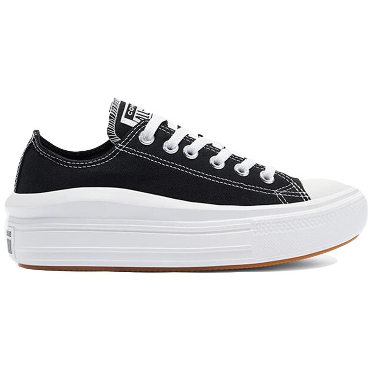 Converse Chuck Taylor All Star Move Low Black Women Sneakers White 570256C