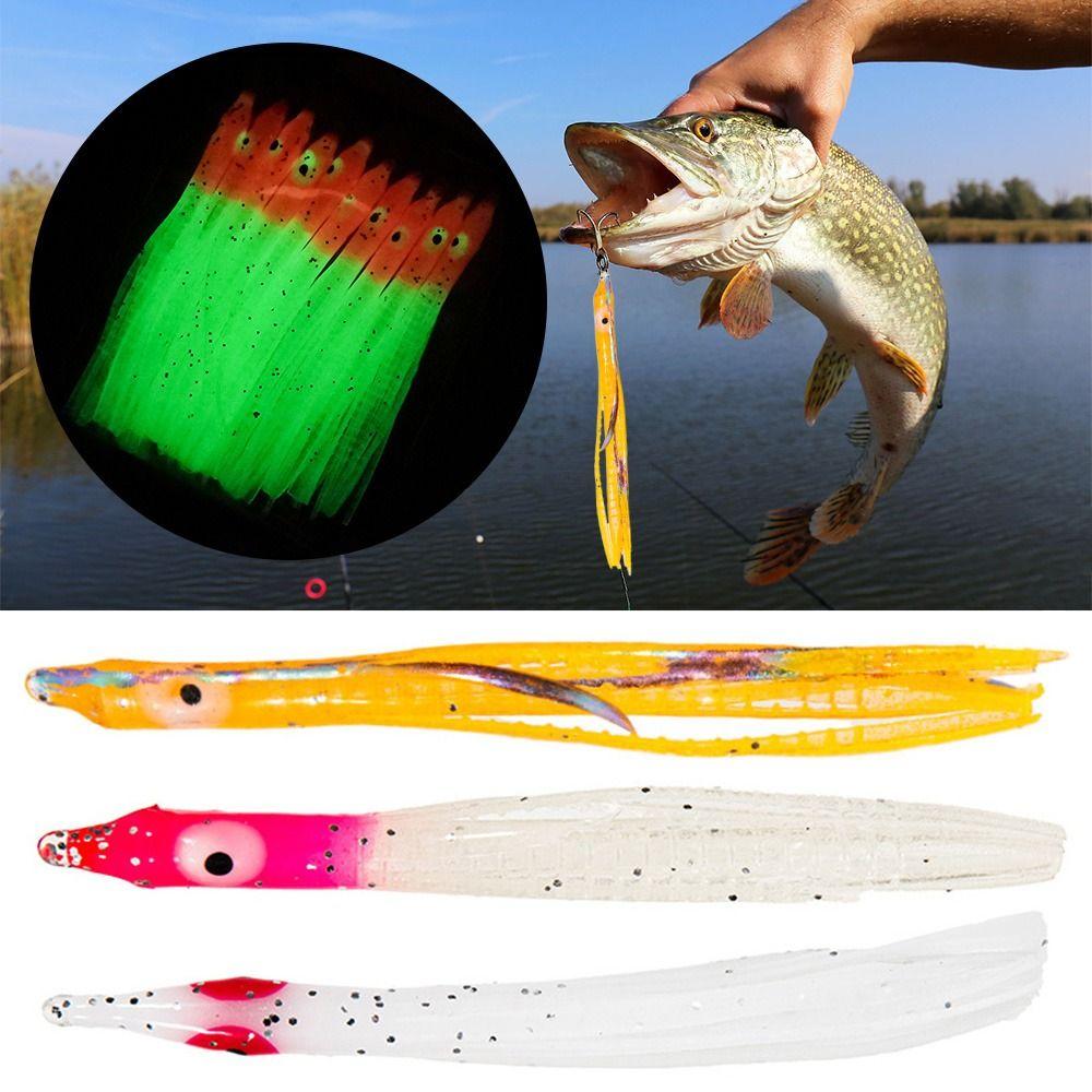 

Искусственный мягкий силикон для плавания с длинным хвостом, приманка для морского осьминога, юбка для кальмара, приманка, рыболовные снасти