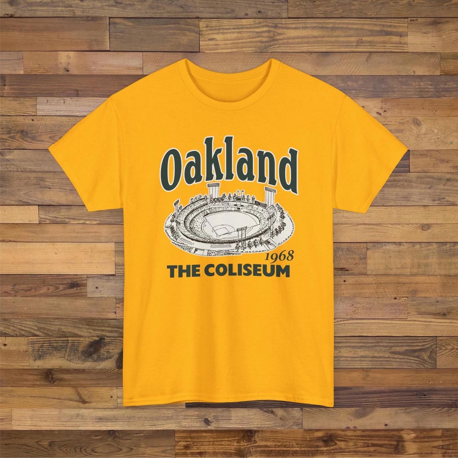 Alameda Coliseum 1968 Ballpark T shirt - Oakland A s Baseball S