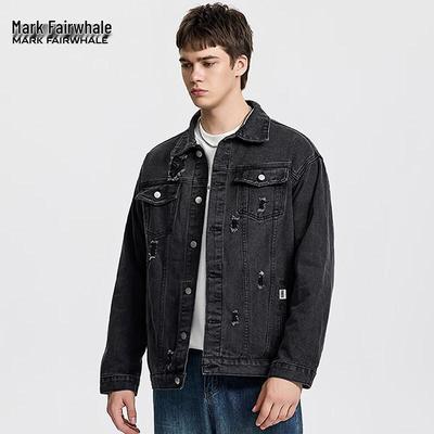 Mark Fairwhale Men's High Street Distressed Denim Jacket