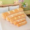 Plush Bread Bear Long Pillow With Soft Short Plush For Bed Couch Decor