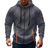 Men's Sportswear Y2K Trend Innovation Men's Hooded Sweatshirt New Multi-pocket Cardigan Fleece Sweatshirt Jacket