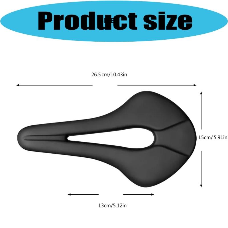 PU Leather Bike Saddles Seat Pad Breathable Comfortable Bicycles Saddles Cycling Cushion Shockproof Bike Cushion