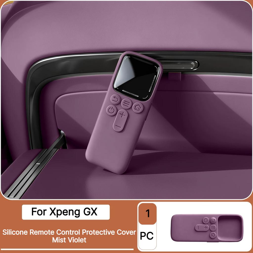 For Xpeng GX Xiaopeng GX 2026 Silicone Protective Case Car Entertainment Screen Remote Control Cover Auto Interior Accessories