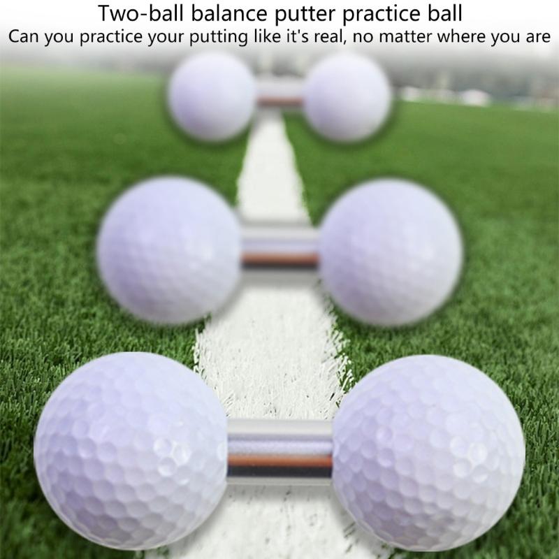 Balance Putting Trainer Golf Practice Double Ball Training Aids for Women Man