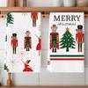 1pc/2pc/4pc/pack Christmas Scrub Sponge Creative Kitchen Dish Cloth Festive Cleaning Decor for Home & Table Kitchen Dish Towel Xmas Cleaning Supplies