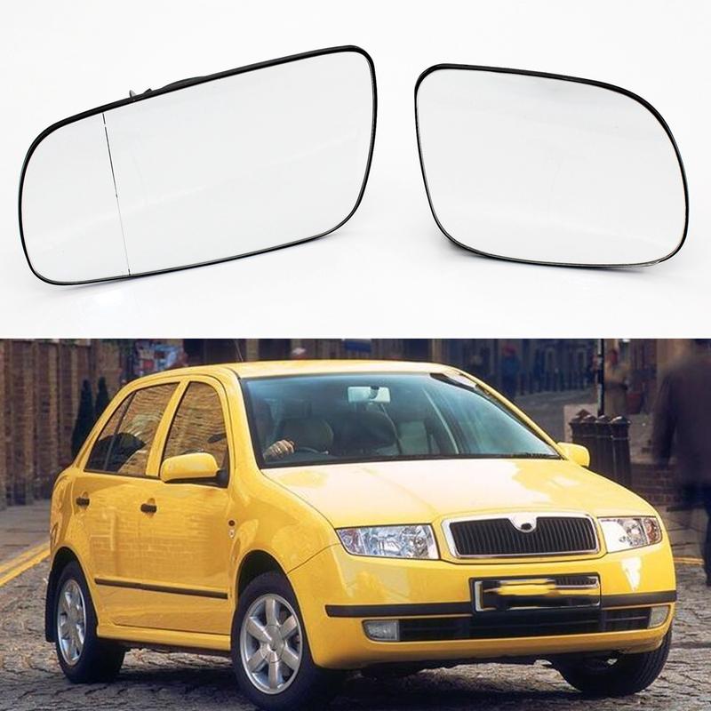 For Skoda Fabia MK1 2000 2001 2002 2003 2004 2005 2006 2007 2008 LHD Car-Styling New Mirror Glass Heated
