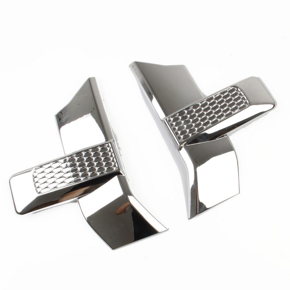 ABS Chrome Front Bumper Headlight Grille Cover Trim For Ford F150 2015-2019