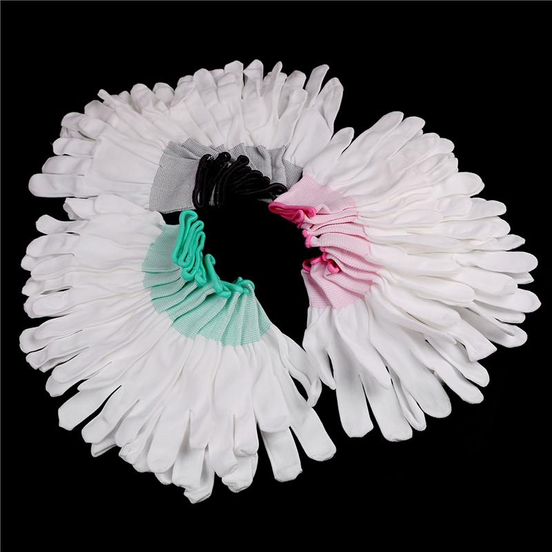 5Pair Anti Static ESD Electronic Working Gloves Antistatic Gloves Pu Coated Palm Coated Finger PC Antiskid for Finger Protection