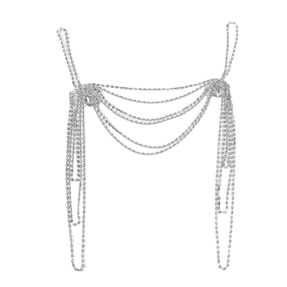 Water Drop Rhinestones Shoulder Chain Luxury Women's Shoulder Chain Body Jewelry