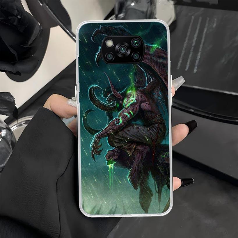 W-World Of W-Warcraft W-Wow Phone Case for Xiaomi Poco X7 X6 X5 X3 Pro X4 Nfc F7 Ultra F6 F5 F4 Gt M6 M5S M4 M3 Soft Silicone Co