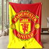 Manchester United FC Soft Flannel Fleece Blanket Lightweight Cozy Warm Throw Blanket For Sofa Bed Home Decor
