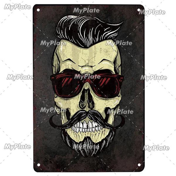 BARBER Tin Sign Metal Sign Retro Plaque Home Decor Metal Vintage Man Cave Bar Pub Club Home Wall Decoration