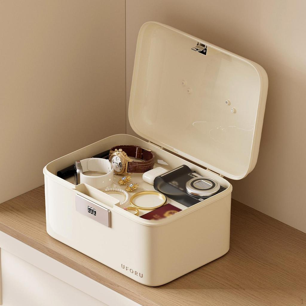 Contenitore Bin Cassa con Serratura Conveniente Elegante Versatile con Serratura per Ufficio