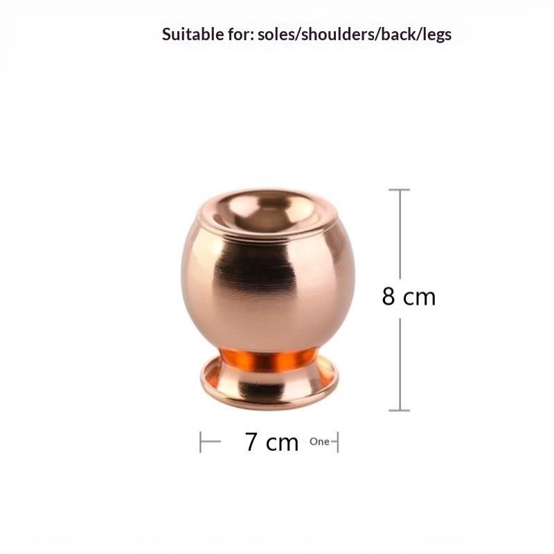 Copper Suction Massage Cup For Chronic Pressure Tightening Skin Copper Wide Mouth Cup For Relaxing Muscles In The Arms And Waist