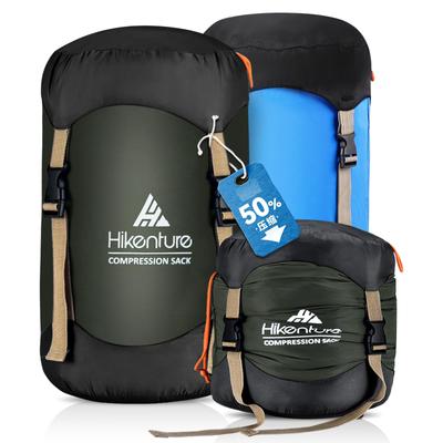 Hikenture Kompressionssack [bis zu 50 % komprimiert] Großes Fassungsvermögen 30 l, 20 l, 14 l, 10 l, stark wasserabweisend, leicht, Schlafsack-Aufbewahrungskompression