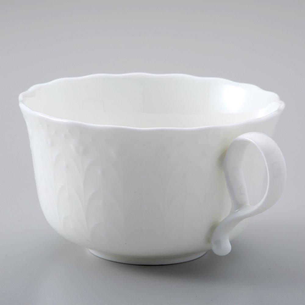 NARUMI Silky White Cup and Saucer, 190cc, Microwave and Dishwasher Safe, 9968-2288P