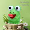 Dinosaur Squeeze Toy with Frog Tongue - Sound Gift & Stress Relief
