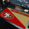 SF 49ers Color Mouse Pad Large Gaming Table Cushion Non-slip Laptop Tablet Big Mousepad XXL Mat Mini PC Playmat With Lock edge