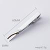 Boutique Electroplated Gold Silver Twist Shape Tie Clip, Hot-Selling Men'S Tie Clip