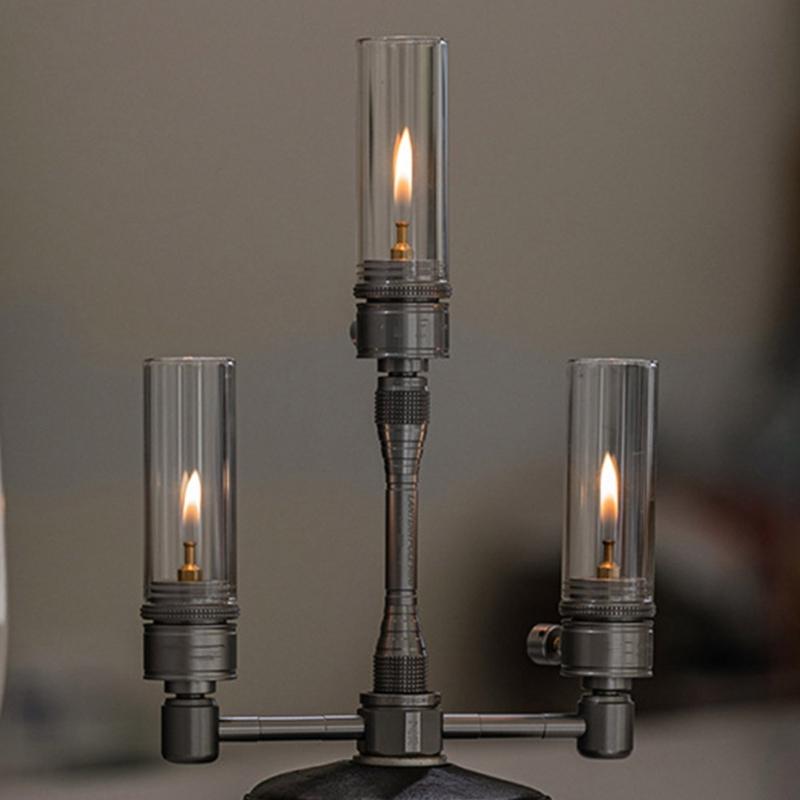 Aluminum Alloy Gas Tanks Stove Lamp Adapter One to Three Joint Light Weight Gas Tanks Connector Easy to Installation