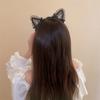 Thin Cat EarsHairband Head Bezel Hair Band Cute Lace Headband  Cosplay
