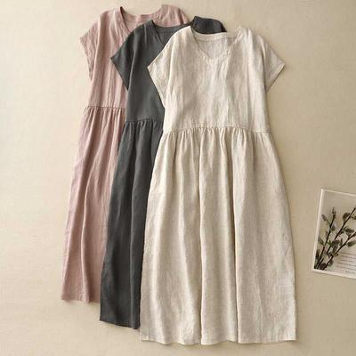 Women's Geometric Print Cotton Dress