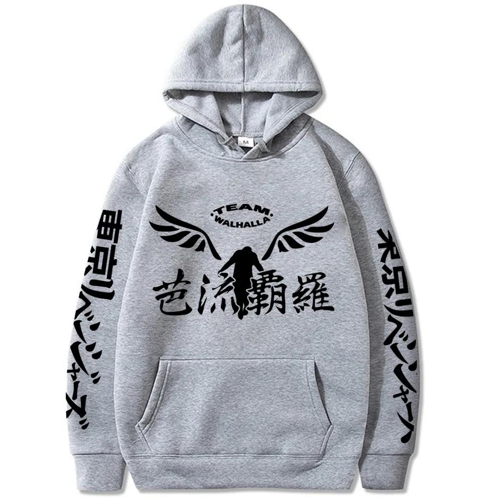 Anime Gambar Valhalla Printed Pullover Unisex Fashion Cosplay Sportswear Casual Streetwear New Tokyo Revengers Anime Hoodie