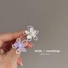 Sweet and cool girl~ Light luxury high-end butterfly earrings New year's trendy cold wind sweet stud earrings and ear jewelry
