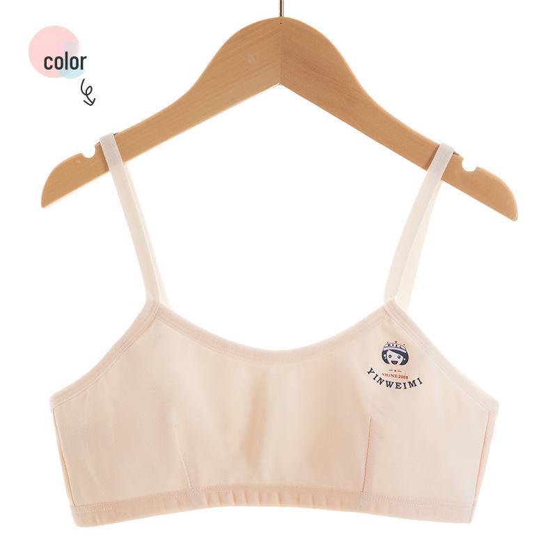 Girls' Pure Cotton Training Bra for School Students - A-Class Tube Top Vest